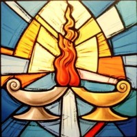 432- Lamp symbol - Christ the King Church - Courtney (CAN)